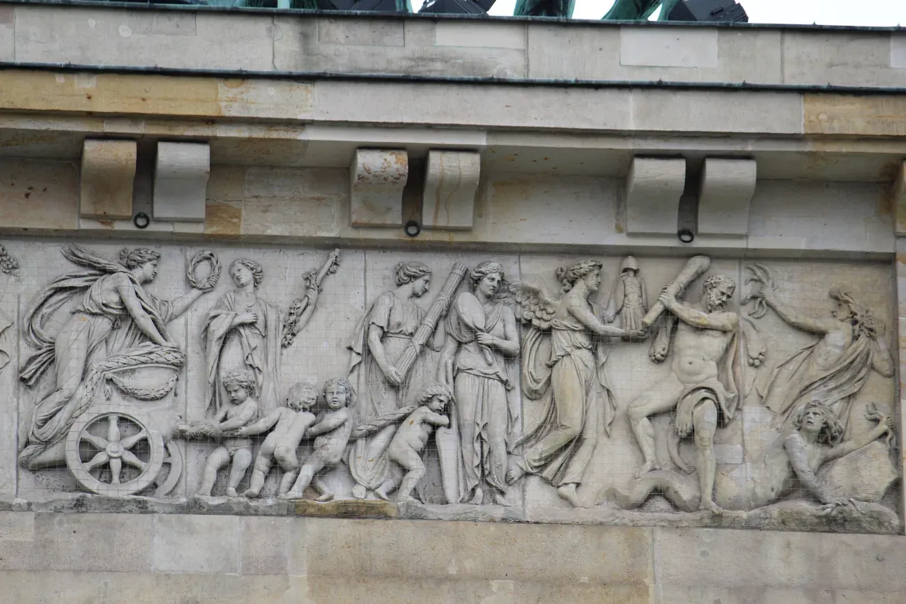 The Brandenburg Gate in Berlin